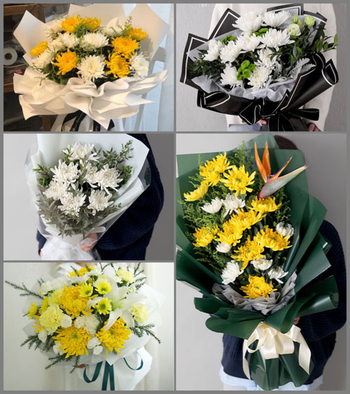 山西晋中介休市绵山镇上城南村白事花束代送